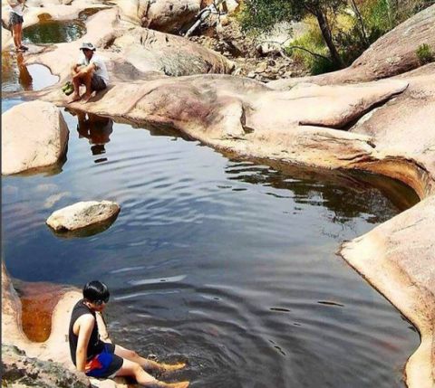 venus baths, the Grampians. lingko
